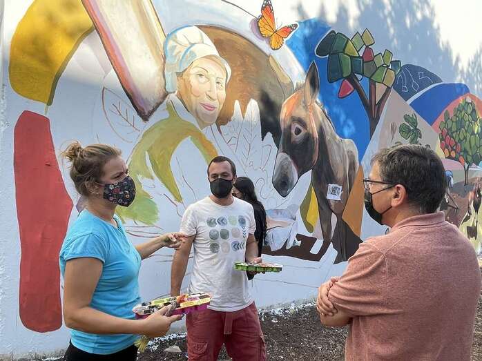 Una de las obras/TA.